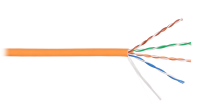 Кабель витая пара Nexans LANconnect/LANmark-5, U/UTP, 4 пар., кат. 5е, Ø 4,9мм, AWG24, LSZH, 155МГц, 1м (бухта 305м), тип прокладки: внутри зданий, цвет: оранжевый