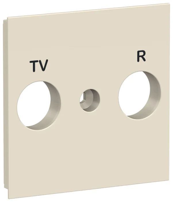 Лицевая панель TV/FM розетки Unica New (бежевый)