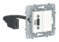 Розетка HDMI SE Unica NEW, белый