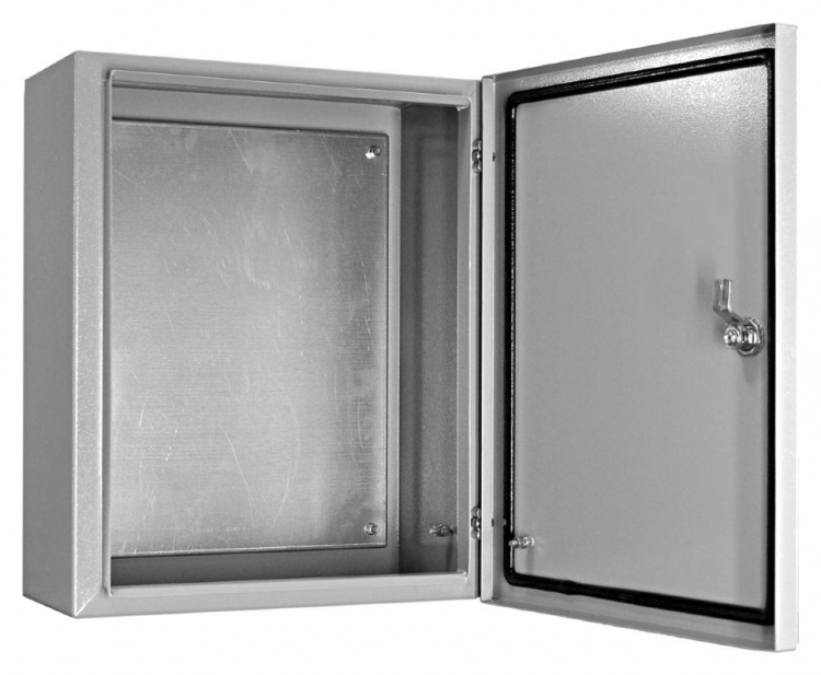 Щит навесной с монтажной панелью IP54 (600х400х155) с замком