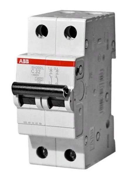 Автоматические выключатели серии  ABB SH 2 полюсный