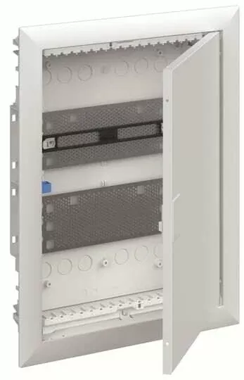 Шкаф ABB UK620MVB мультимедиа (без розетки) с дверью с вентиляционными отверстиями в 2 ряда и с DIN-рейкой