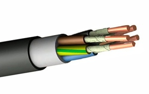Кабель силовой ППГнг(А)-FRHF 5х6 огнестойкий (Конкорд)