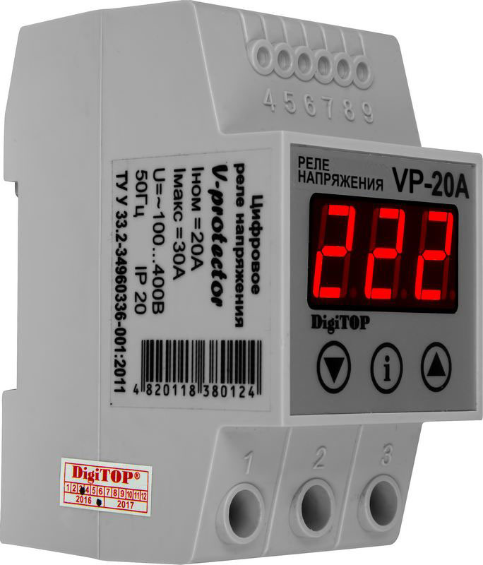 Реле напряжения VP-20A DigiTOP
