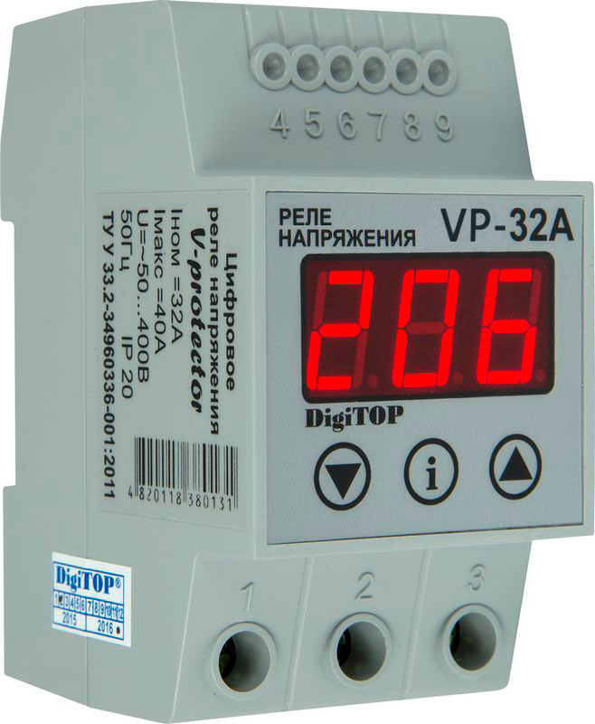 Реле напряжения vp 32a