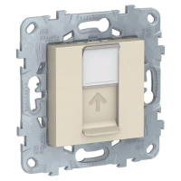 Розетка компьютерная RJ45 Unica New кат. 5e (бежевый)